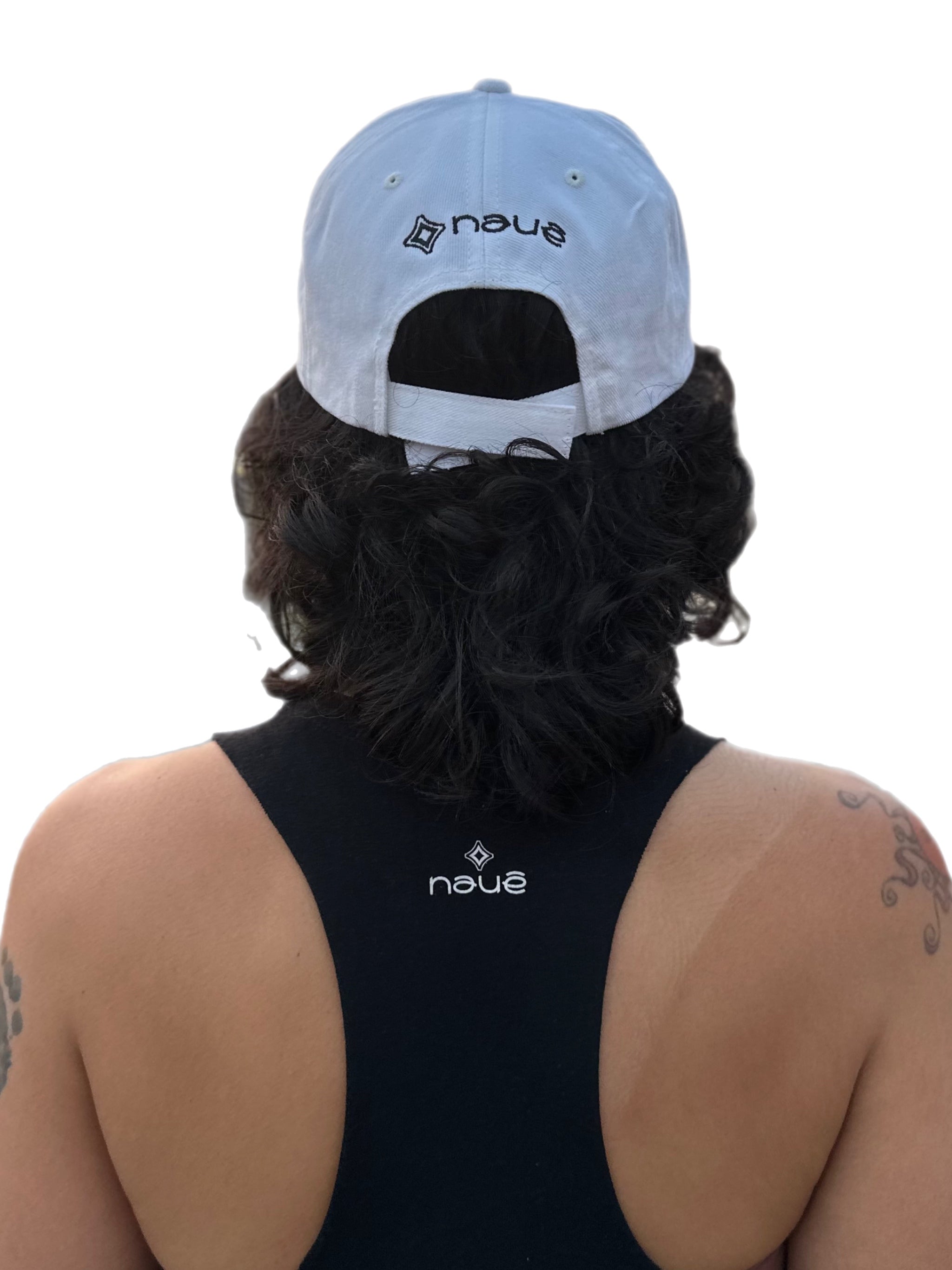 WHITE NAUÊ STAR "ADJUSTABLE" HAT