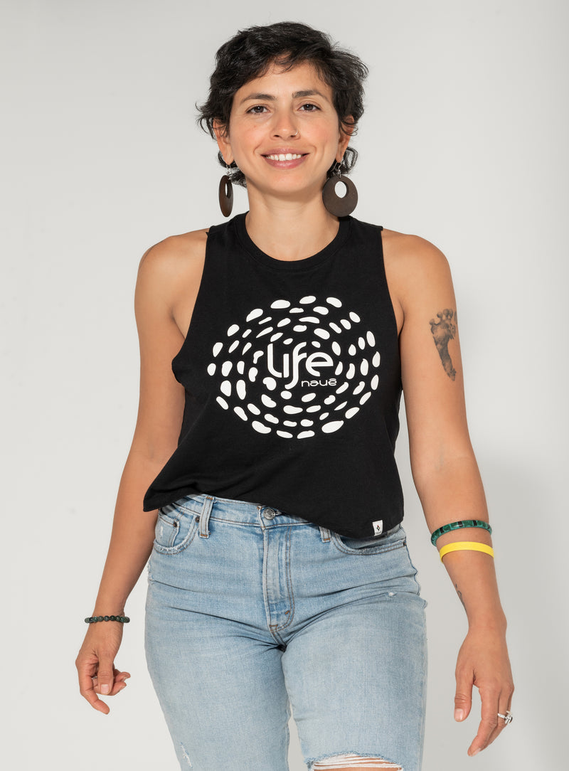BLACK “LIFE” LADIES TANK TOP