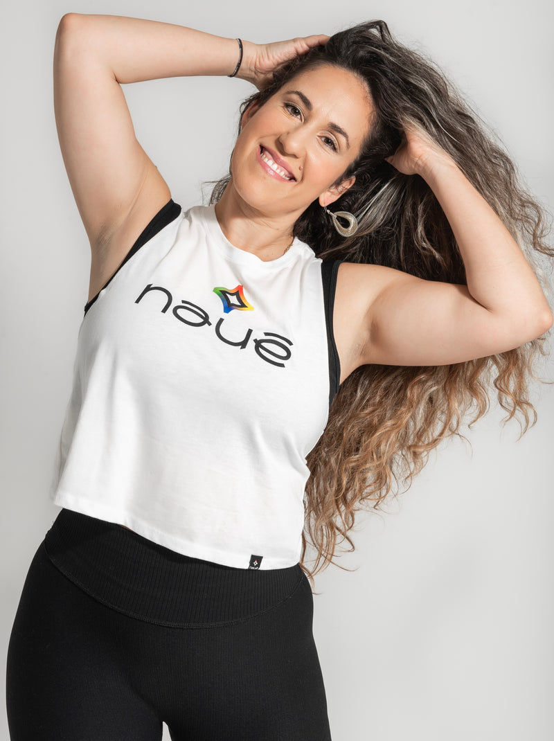 WHITE “NAUÊ” LADIES TANK TOP