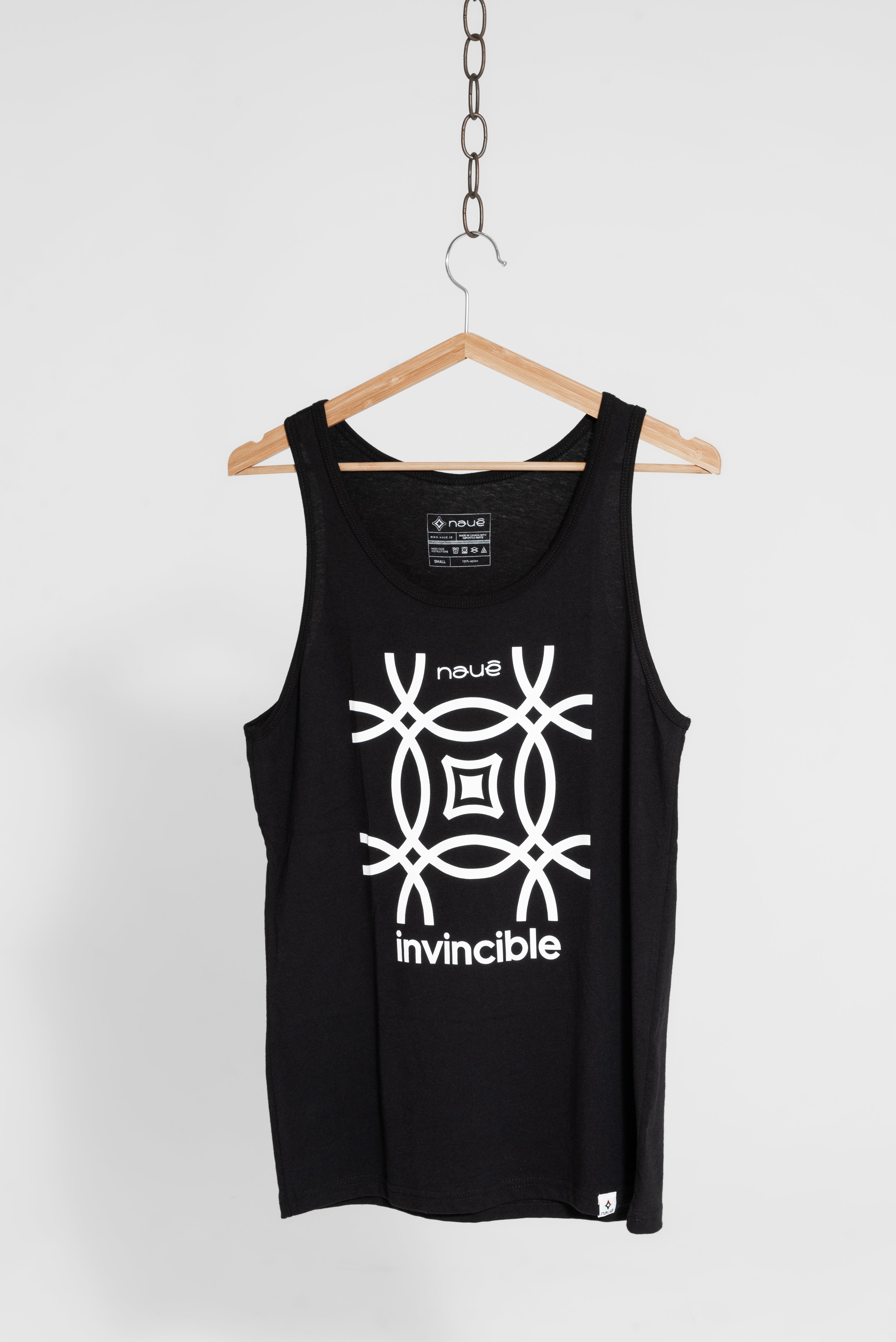 BLACK “INVINCIBLE” JERSEY TANK