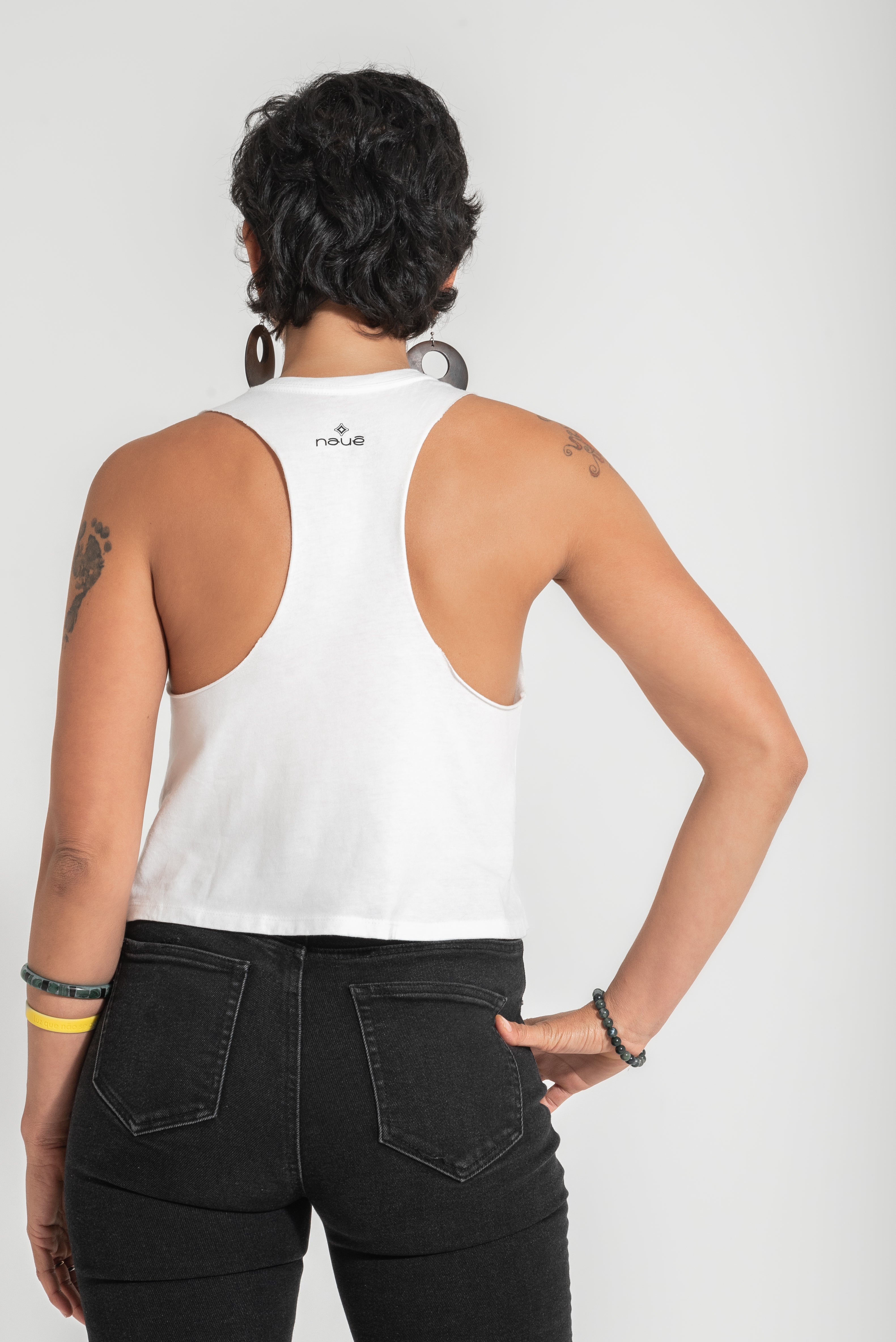 WHITE “NAUÊ” LADIES TANK TOP
