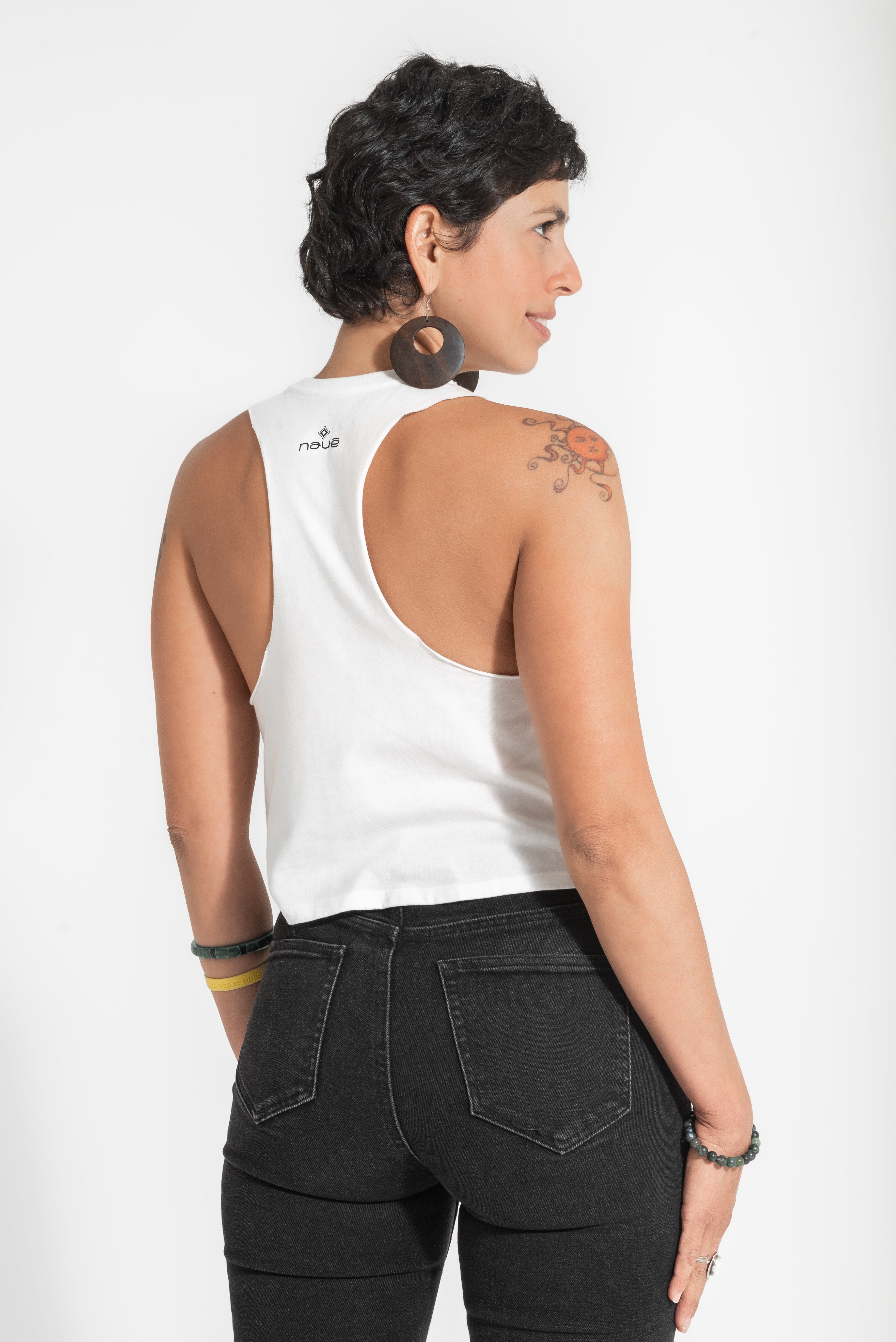 WHITE “NAUÊ” LADIES TANK TOP