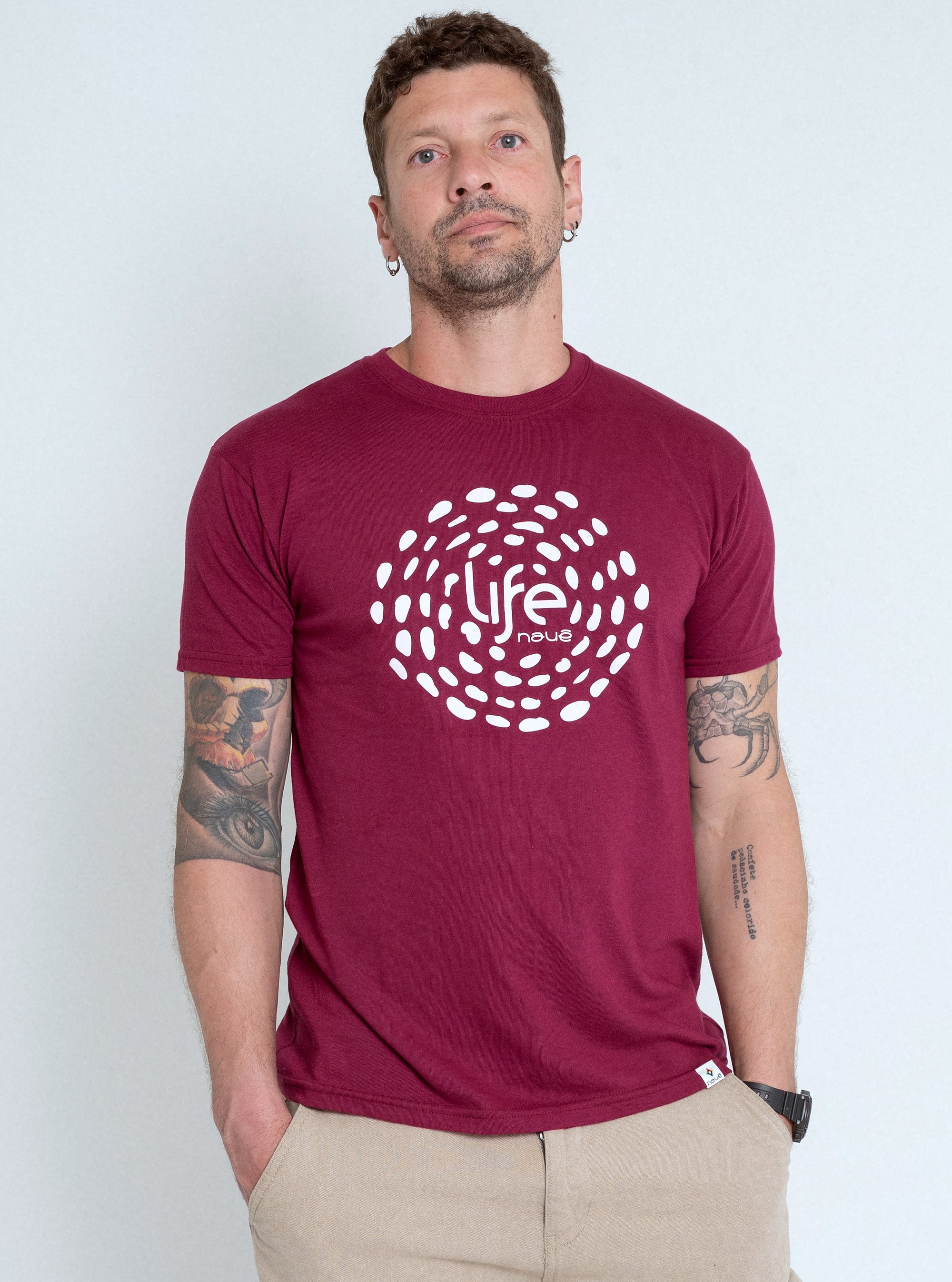 MAROON “LIFE” T-SHIRT