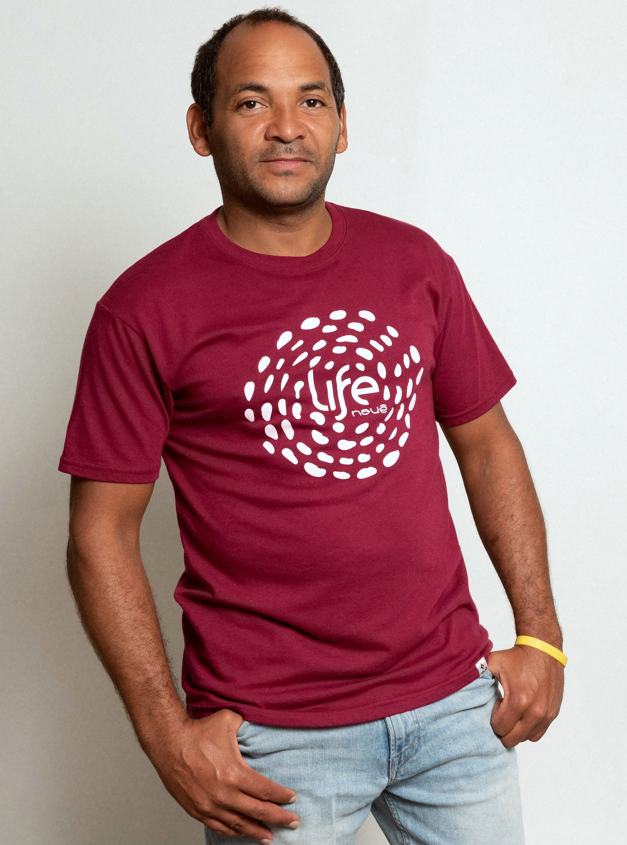 MAROON “LIFE” T-SHIRT