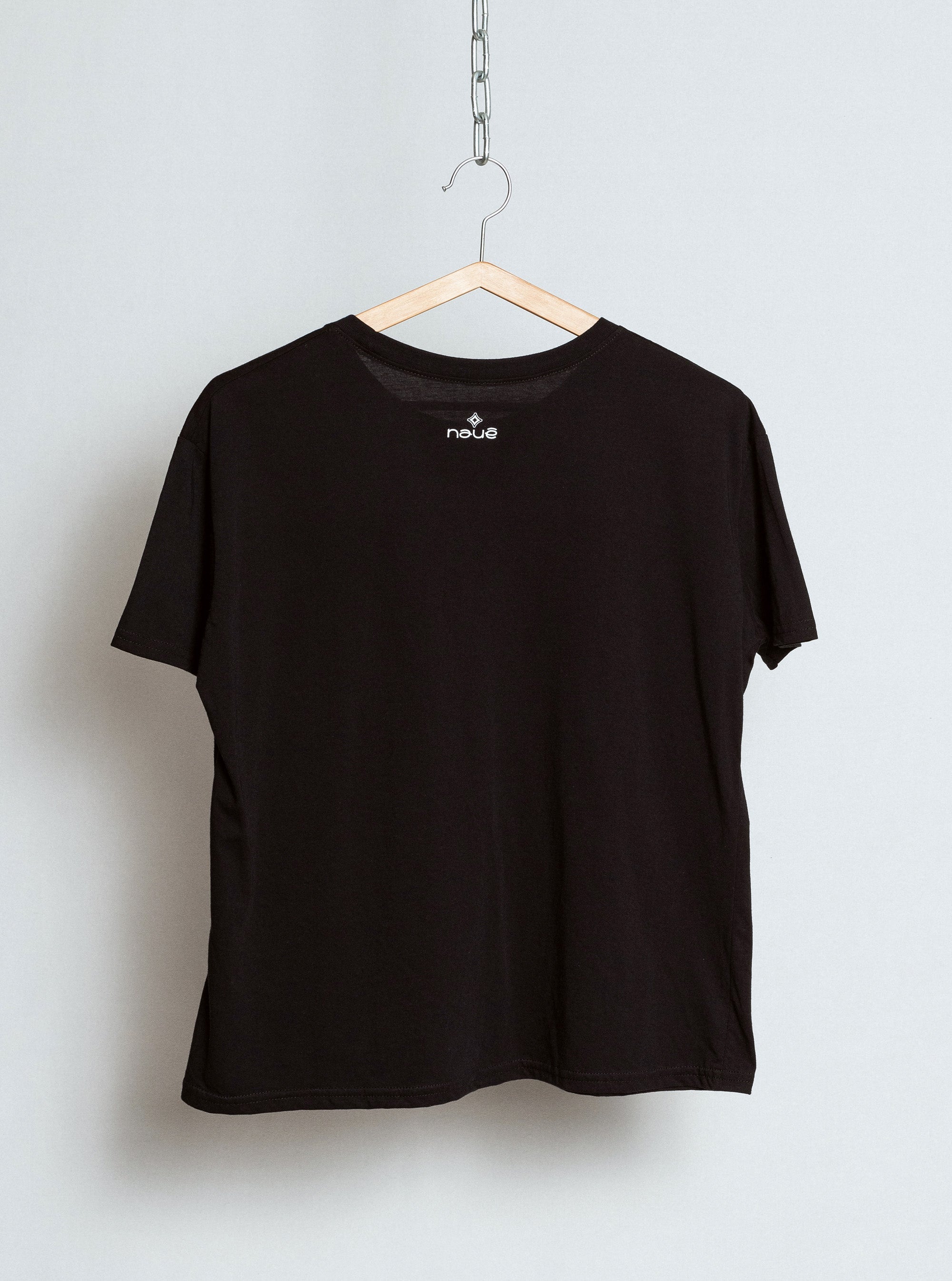 BLACK “LIFE” LADIES BOX-CUT T-SHIRT