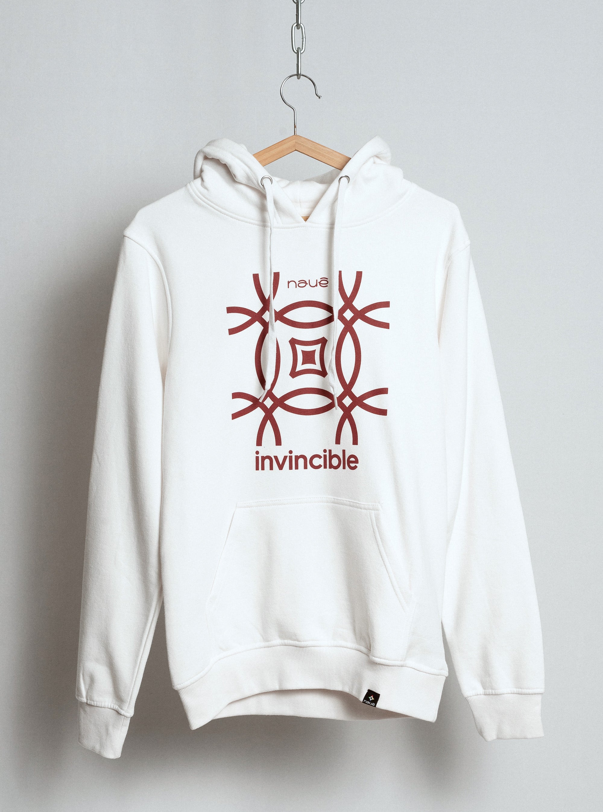 WHITE “INVINCIBLE” HOODIE