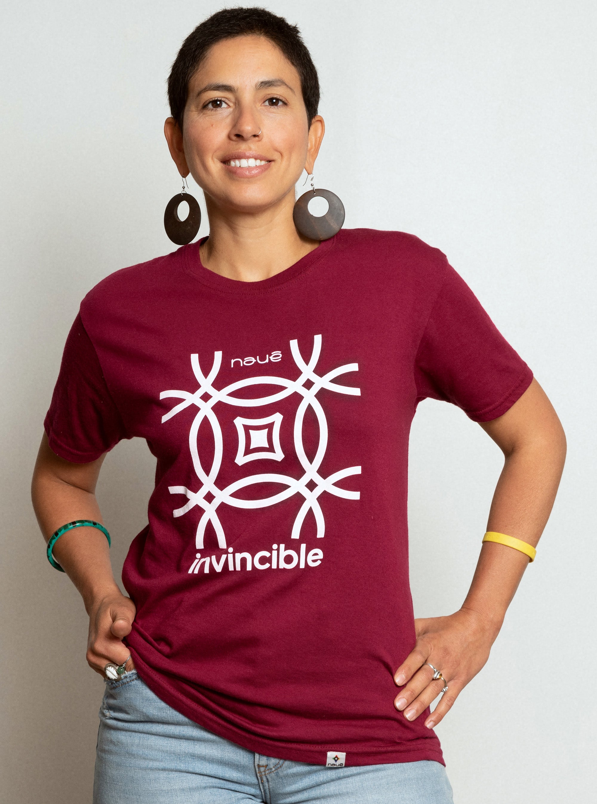 MAROON “INVINCIBLE” T-SHIRT