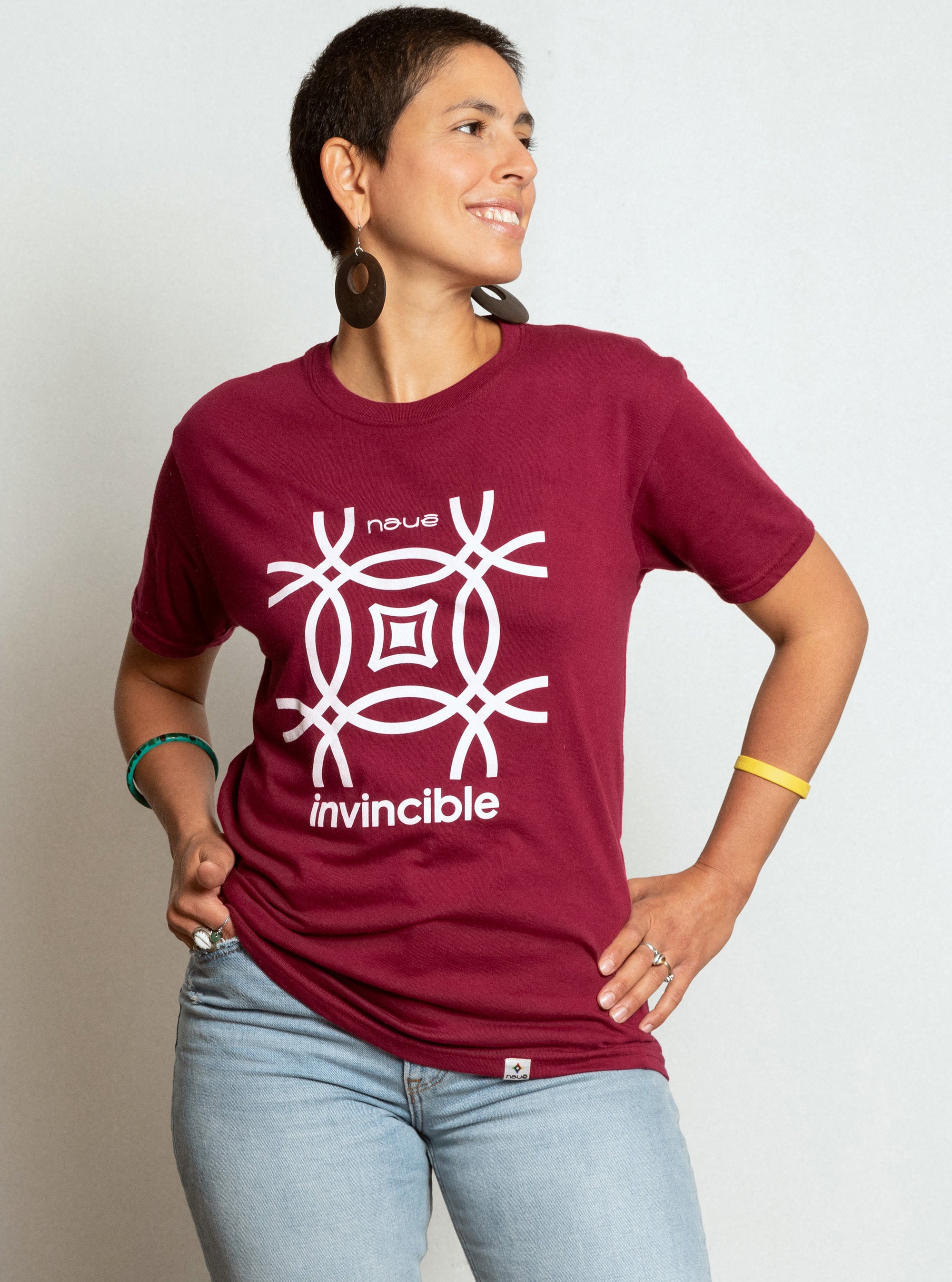 MAROON “INVINCIBLE” T-SHIRT