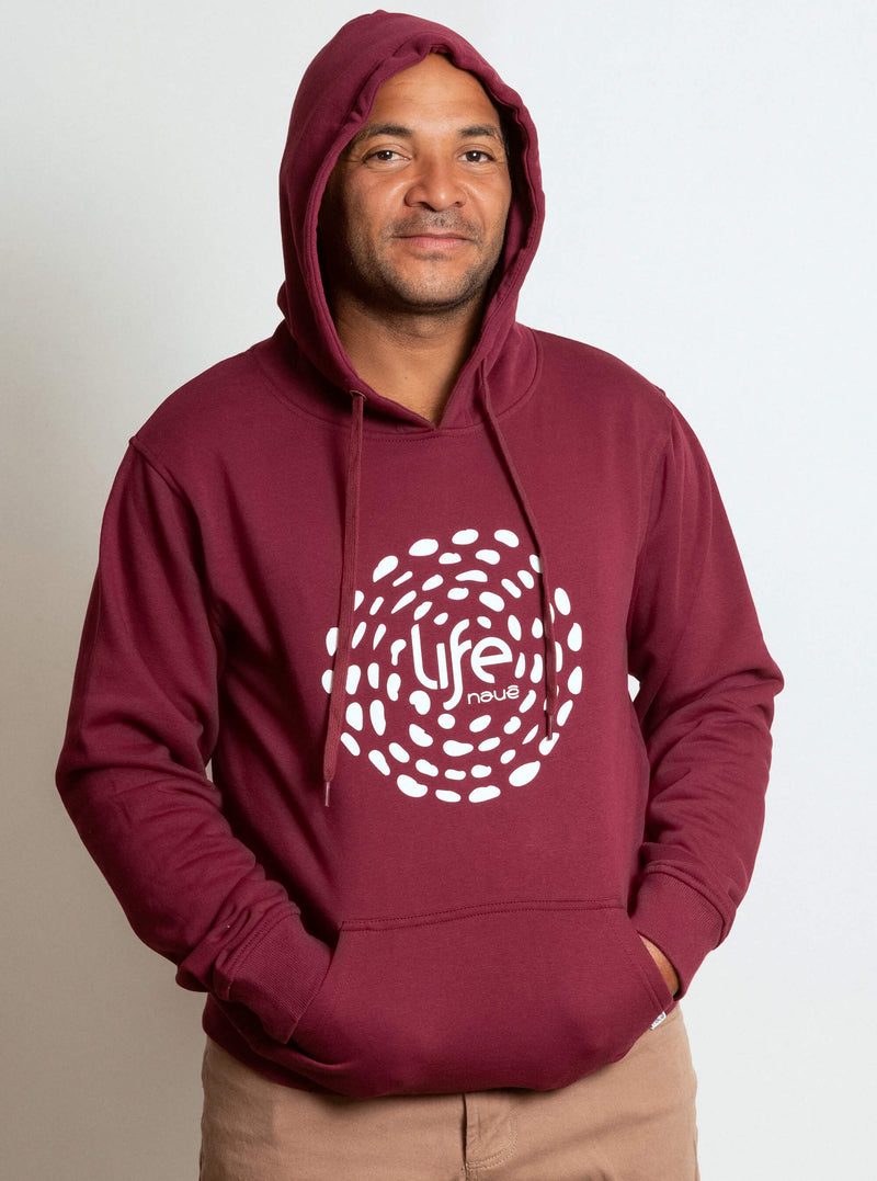 MAROON “LIFE” HOODIE