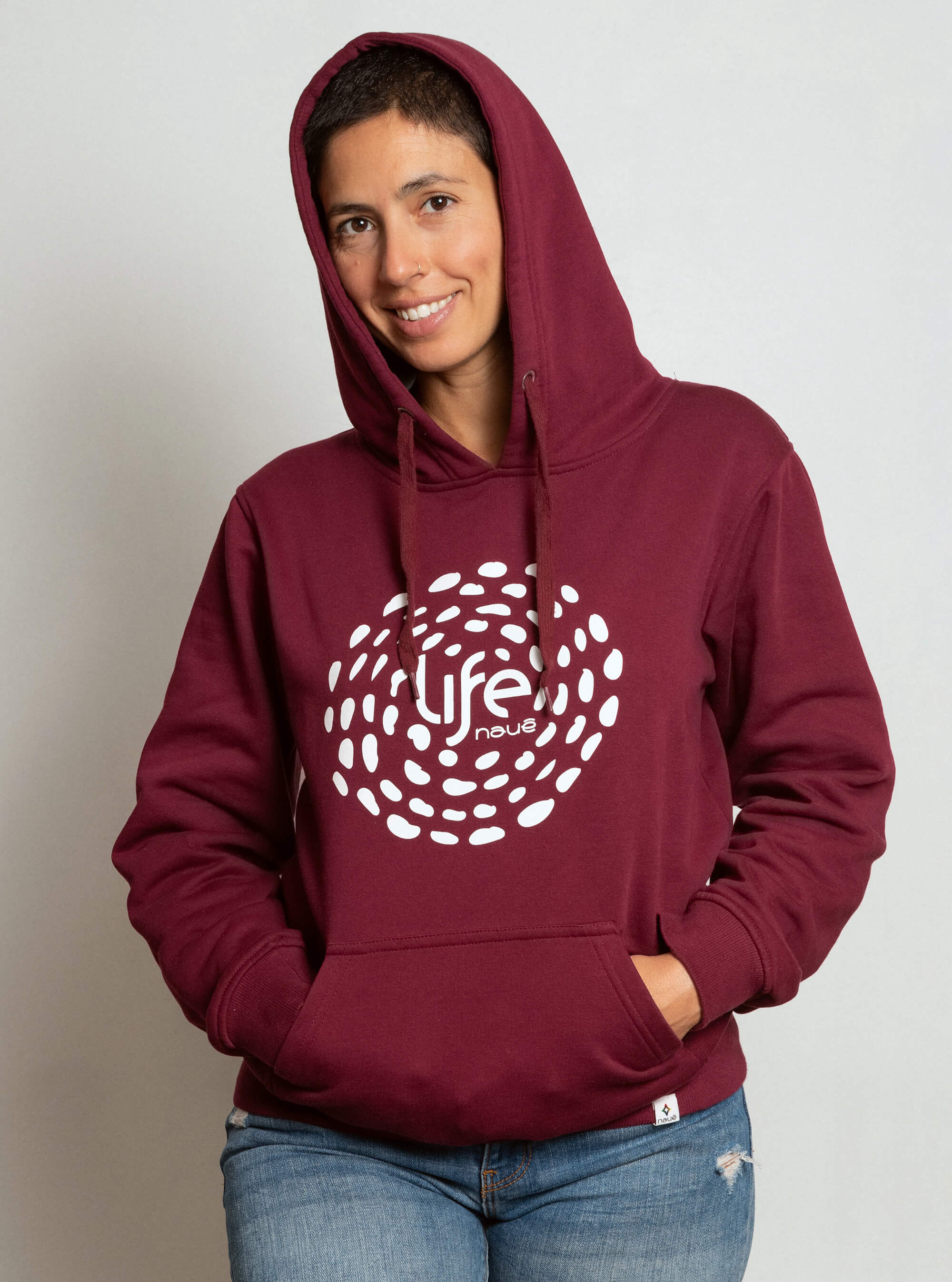 MAROON “LIFE” HOODIE