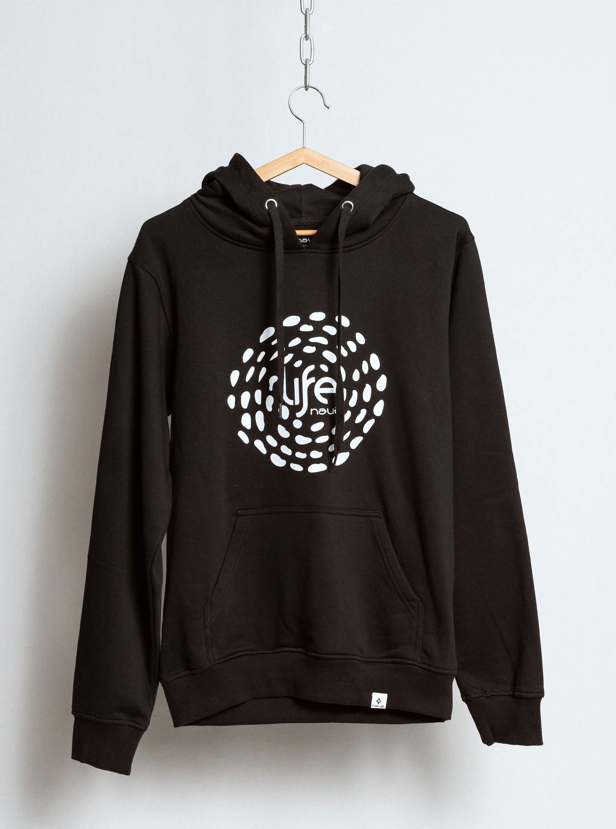 BLACK “LIFE” HOODIE