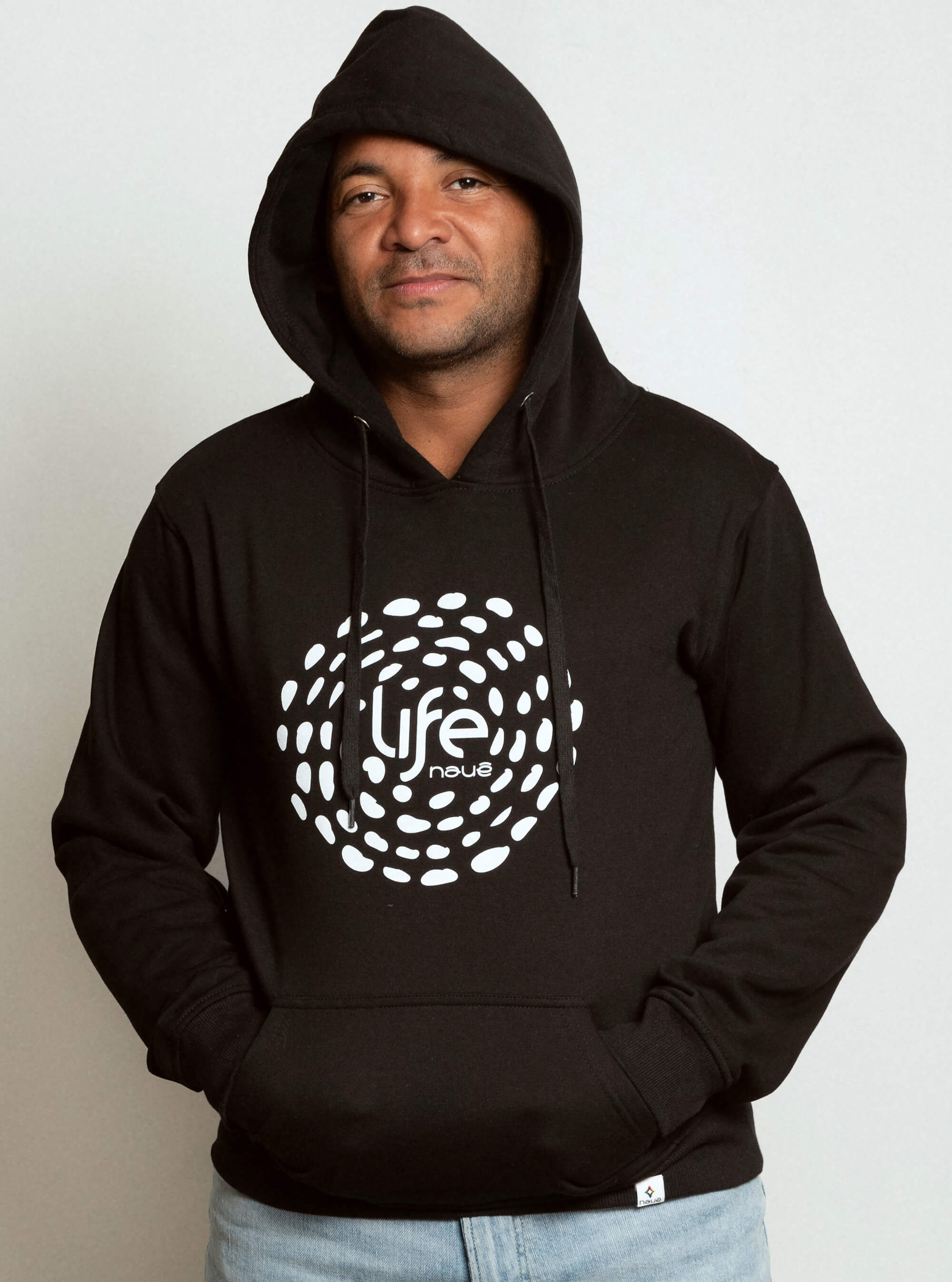 BLACK “LIFE” HOODIE