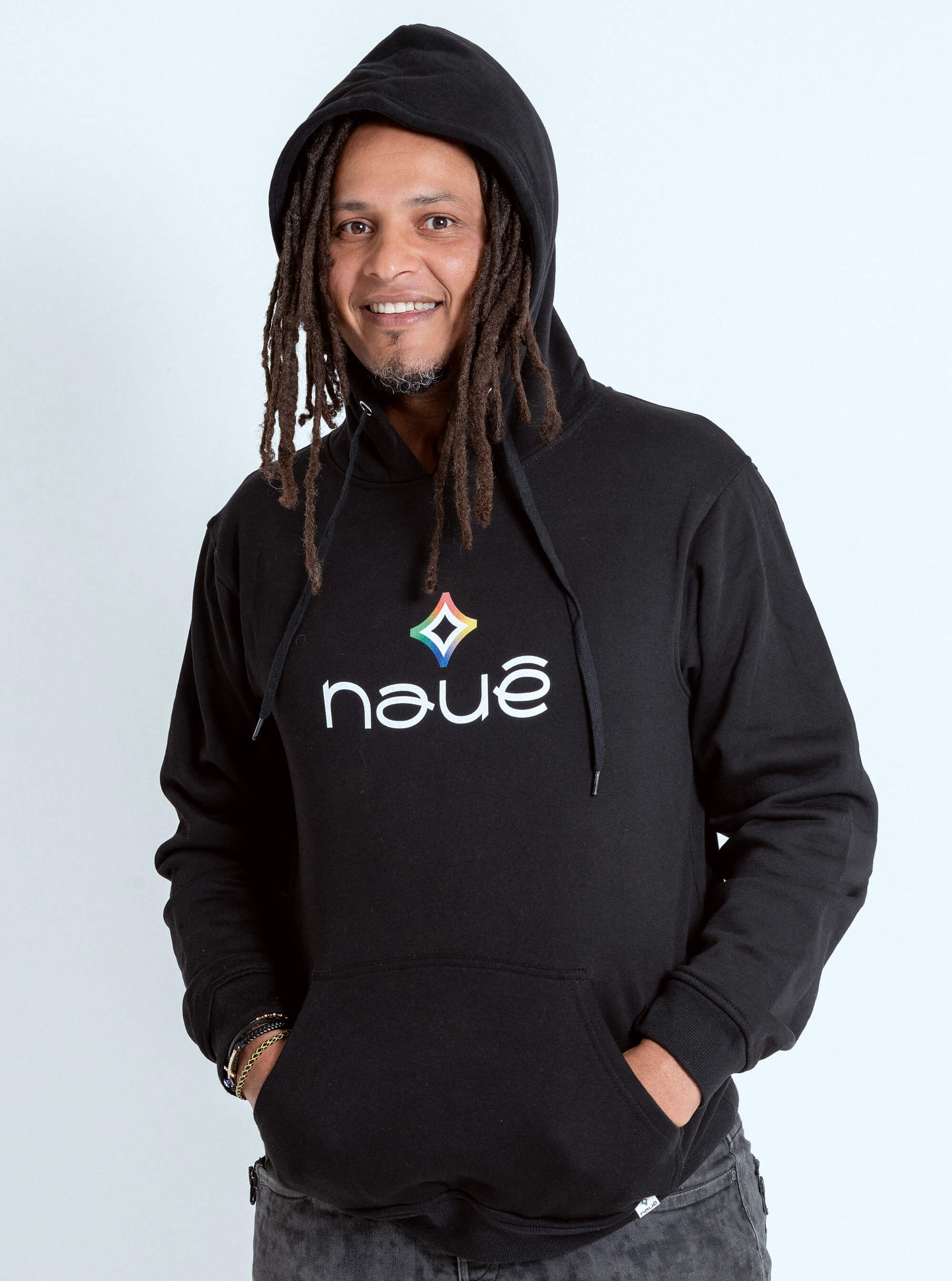 BLACK “NAUÊ” HOODIE