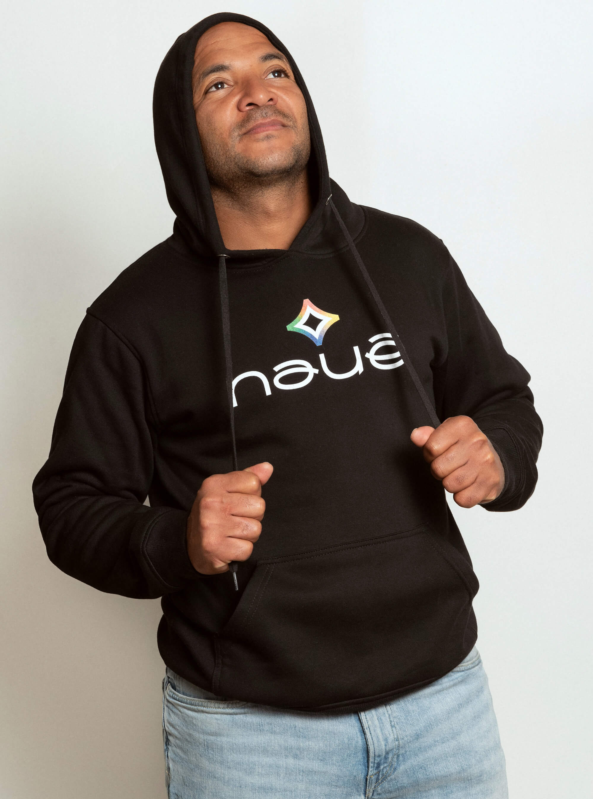 BLACK “NAUÊ” HOODIE