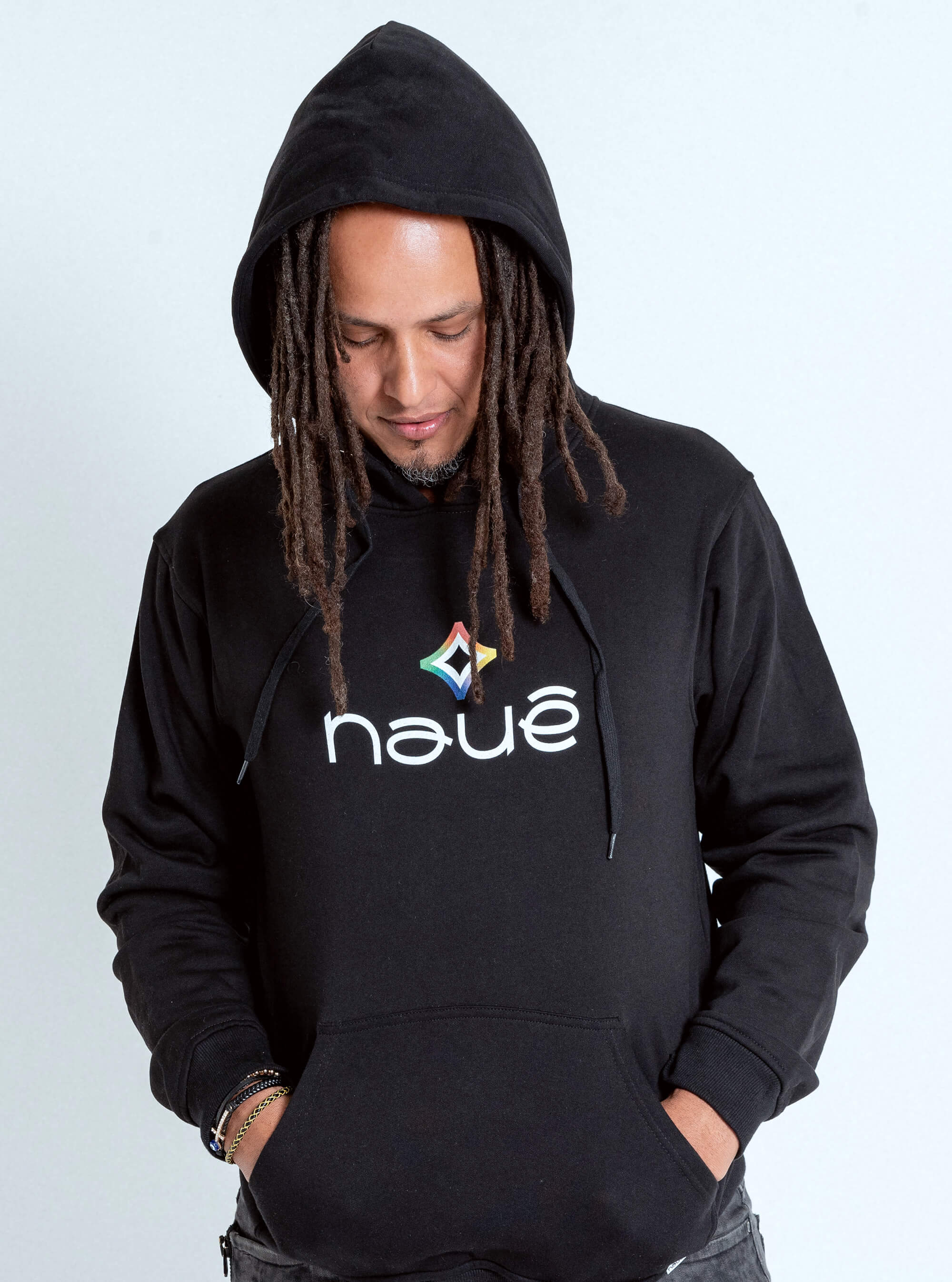 BLACK “NAUÊ” HOODIE