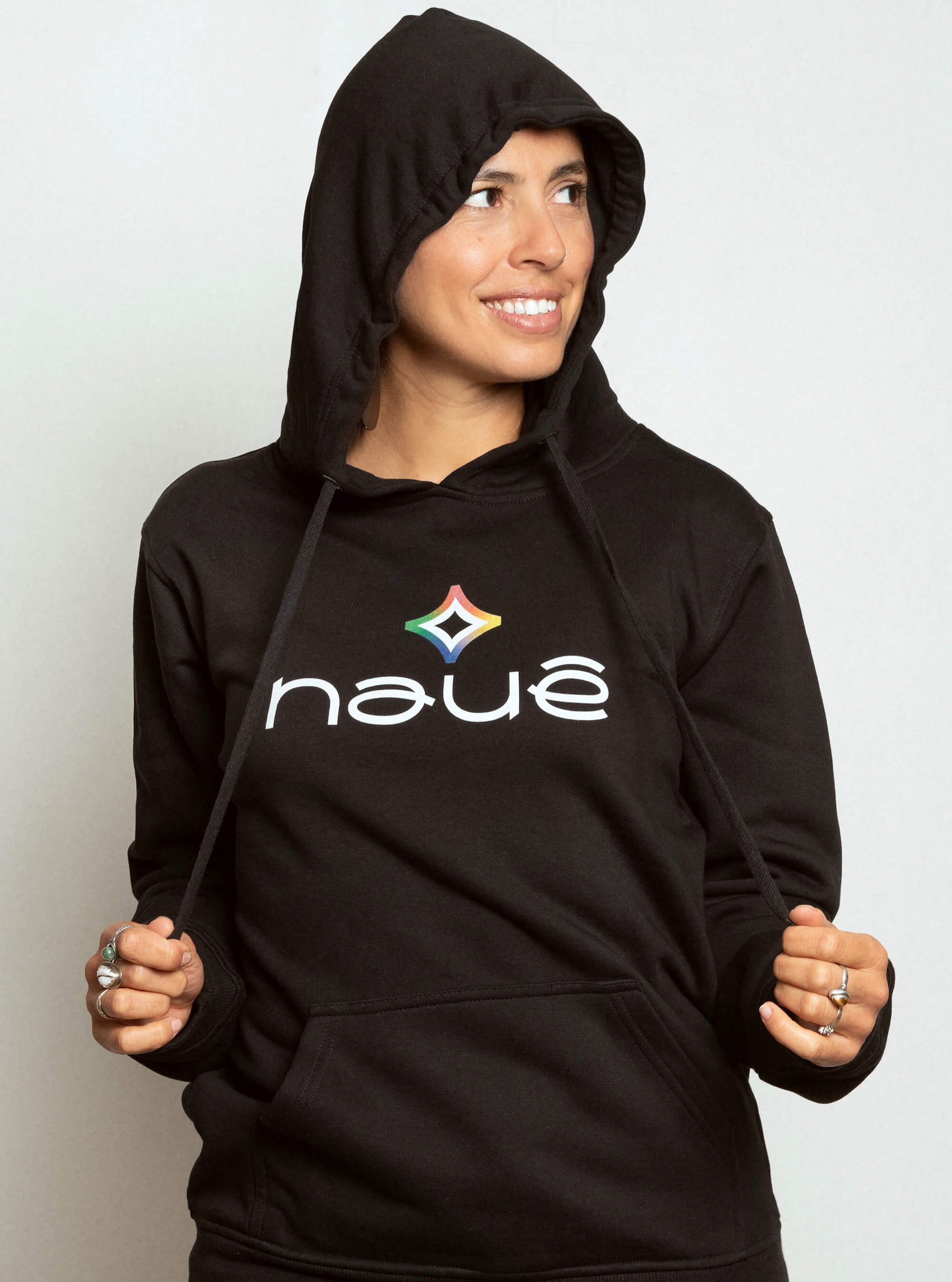 BLACK “NAUÊ” HOODIE