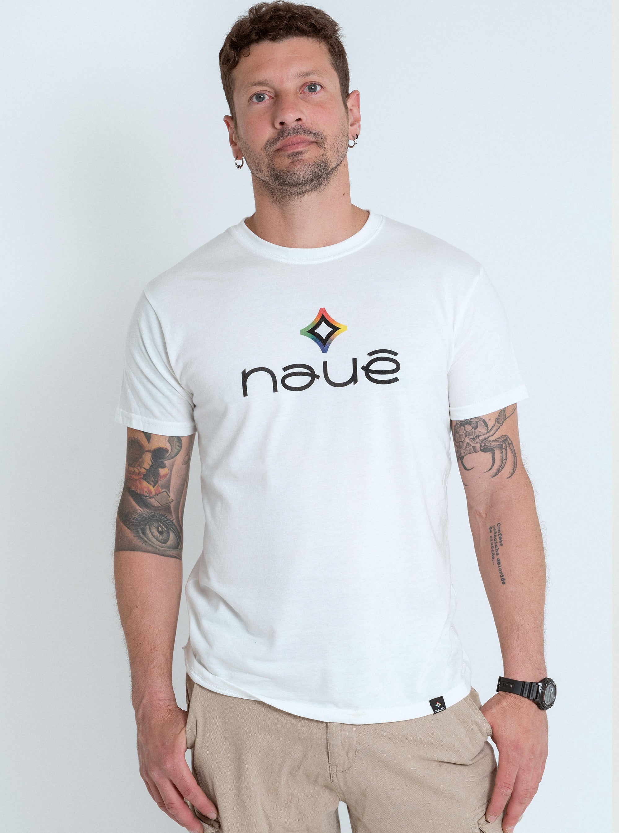 WHITE “NAUÊ” T-SHIRT