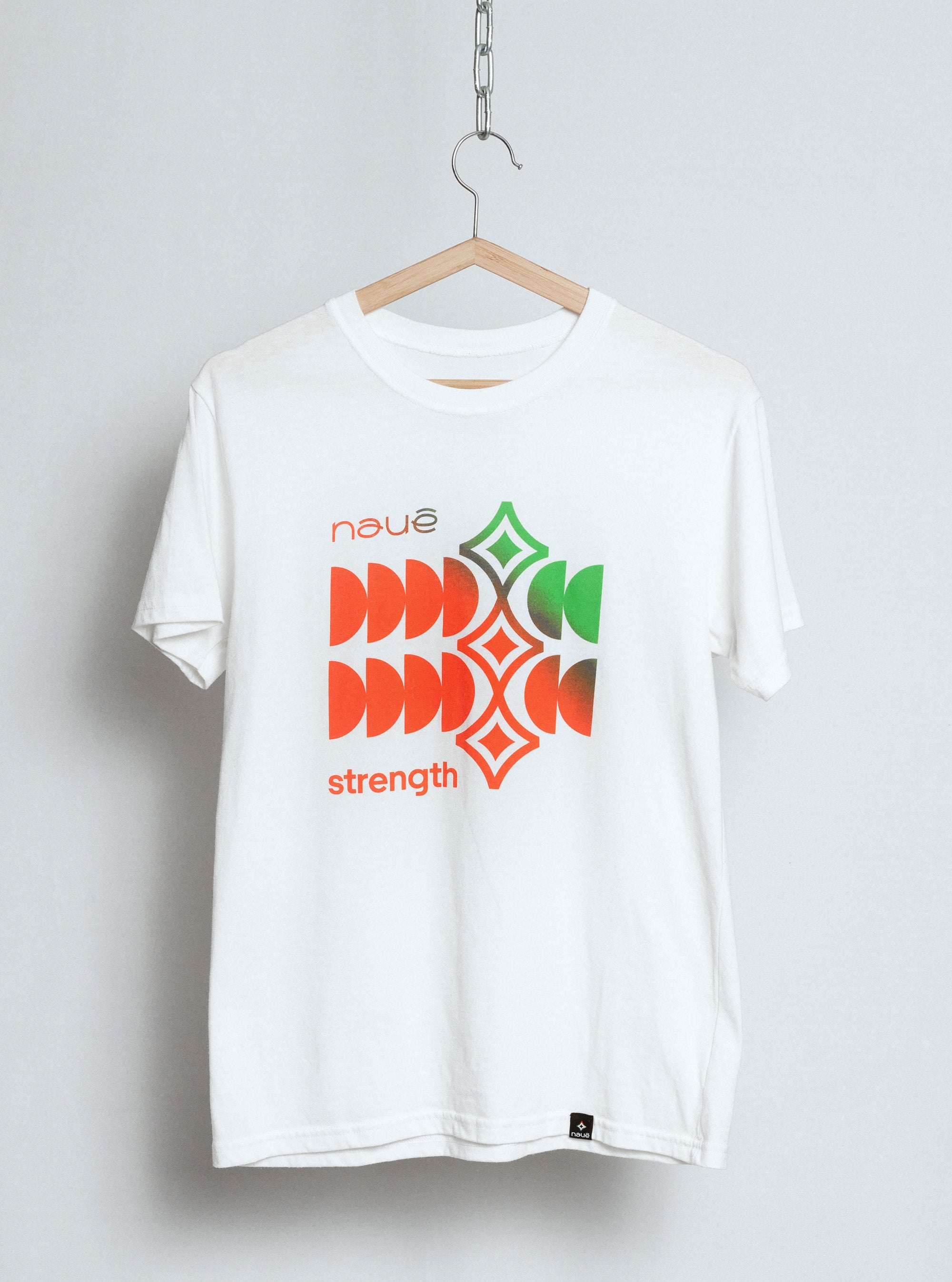 WHITE “STRENGTH” T-SHIRT