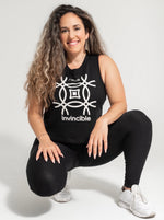 BLACK “INVINCIBLE” LADIES TANK TOP