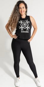 BLACK “INVINCIBLE” LADIES TANK TOP