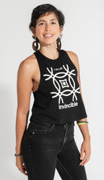 BLACK “INVINCIBLE” LADIES TANK TOP